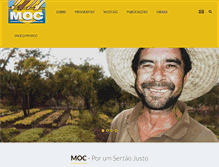 Tablet Screenshot of moc.org.br